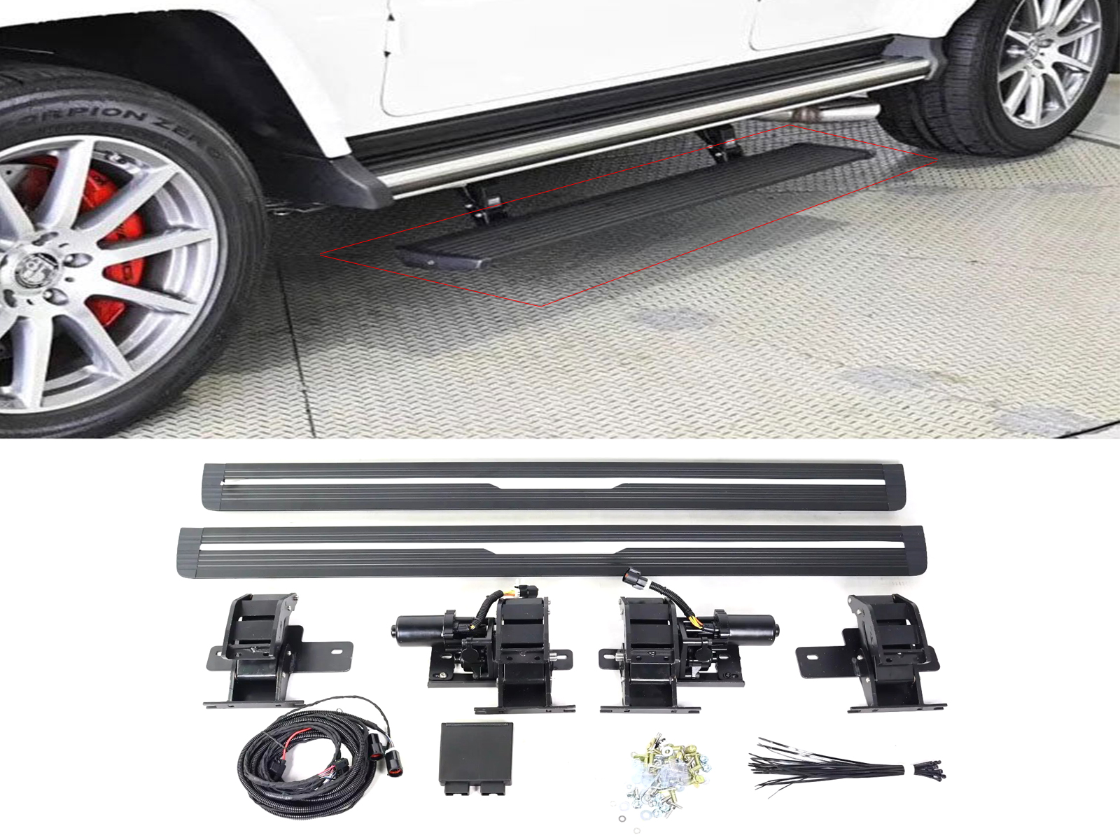 Electric Running Boards Side Steps Short Mercedes-Benz G-Class G-Wagon W463A G63 G55